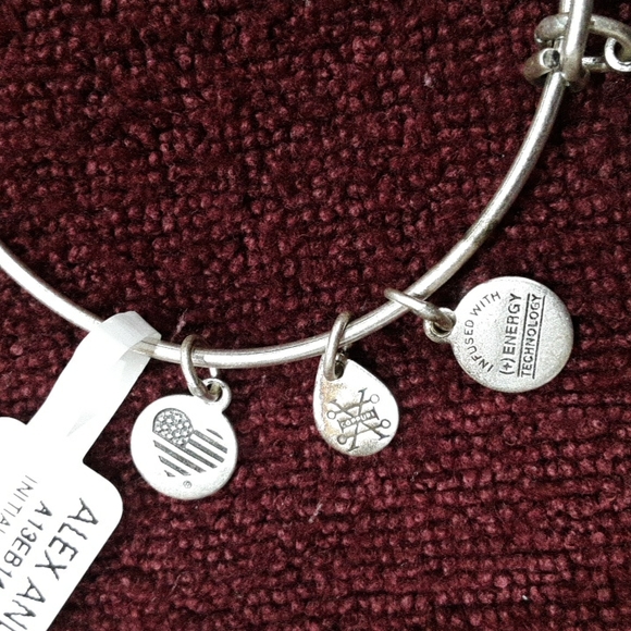 Alex & Ani "C" Initial Expandable Bracelet. NWT - Picture 3 of 6